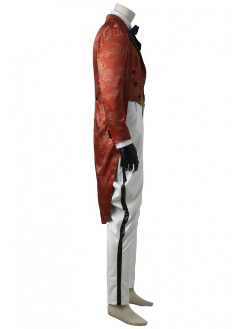 Gotham Jerome Valeska Orange Outer Clothing Set Halloween Cosplay Costume