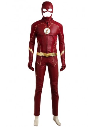 The Flash Season 4 Barry Allen Halloween Cosplay Costume