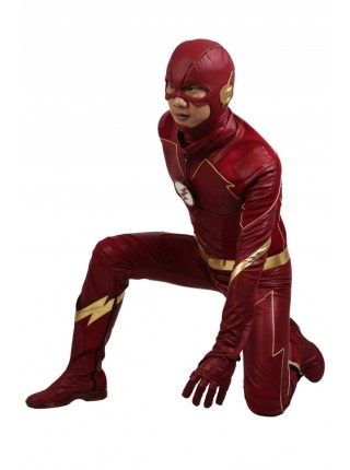 The Flash Season 4 Barry Allen Halloween Cosplay Costume