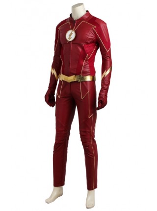 The Flash Season 4 Barry Allen Halloween Cosplay Costume