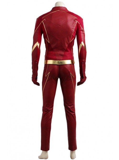 The Flash Season 4 Barry Allen Halloween Cosplay Costume