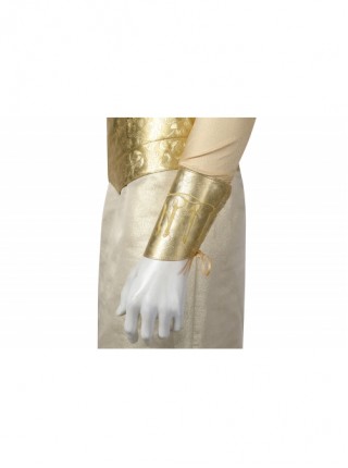 The Lord Of The Rings Ereinion Gil-galad Halloween Cosplay Costume Gold Luxury Long Cape Delicate Set