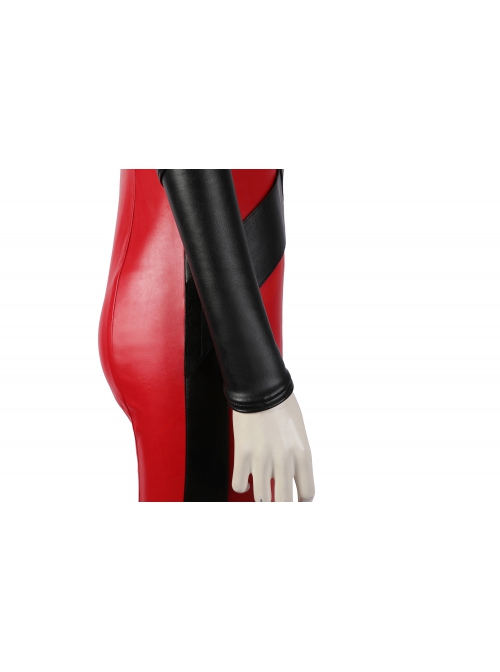 The Umbrella Academy Season 3 Sloane No.5 Halloween Cosplay Costume Female Slim Fit Red Bodysuit Set