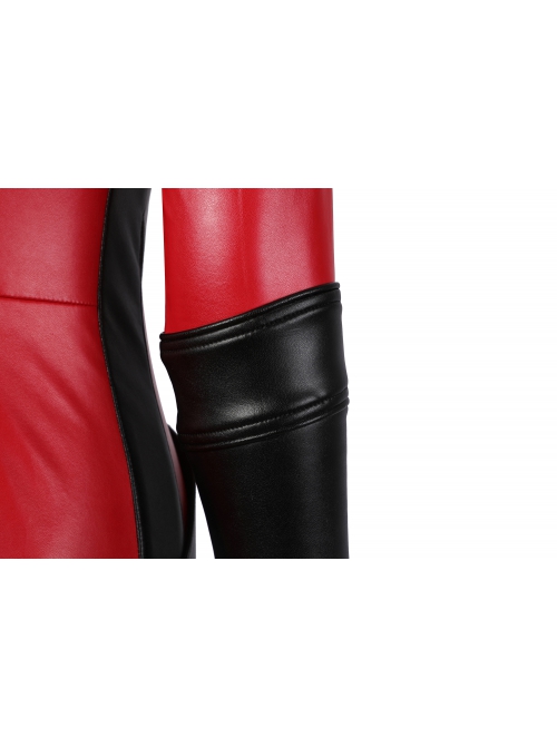 The Umbrella Academy Season 3 Sloane No.5 Halloween Cosplay Costume Female Slim Fit Red Bodysuit Set