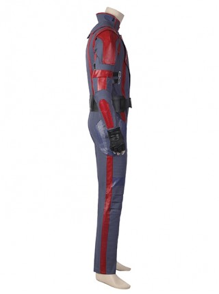 Guardians Of The Galaxy Vol. 3 Star Lord Peter Quill Halloween Cosplay Costume Dark Blue Slim Bodysuit Set Shoes Not Included
