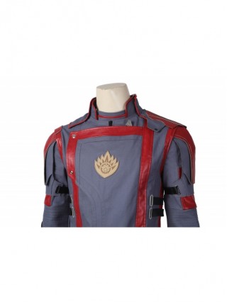 Guardians Of The Galaxy Vol. 3 Star Lord Peter Quill Halloween Cosplay Costume Dark Blue Slim Bodysuit Set Shoes Not Included