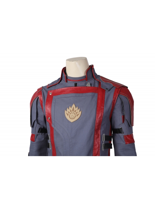 Guardians Of The Galaxy Vol. 3 Star Lord Peter Quill Halloween Cosplay Costume Dark Blue Slim Bodysuit Set Shoes Not Included