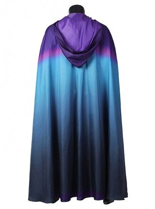 Thor Halloween Cosplay Costume Purple Pink Blue Gradient Loose Fashion Thor Cloak