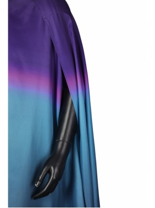 Thor Halloween Cosplay Costume Purple Pink Blue Gradient Loose Fashion Thor Cloak