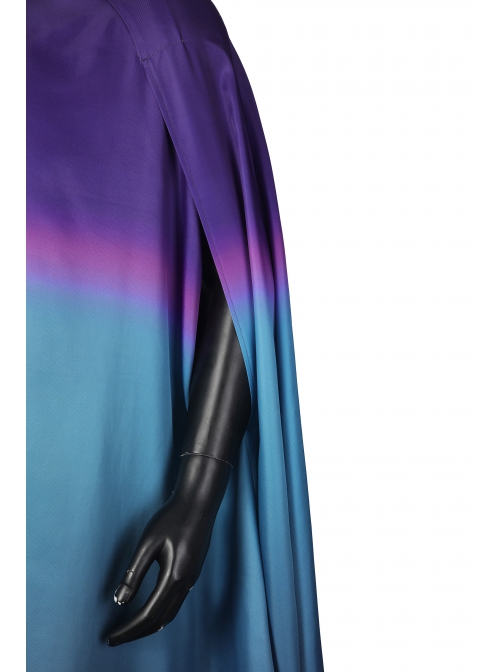 Thor Halloween Cosplay Costume Purple Pink Blue Gradient Loose Fashion Thor Cloak