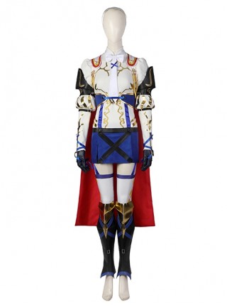 Fire Emblem Engage Halloween Cosplay Costume White Slim Top Red And White Cape Sexy Exquisite Set