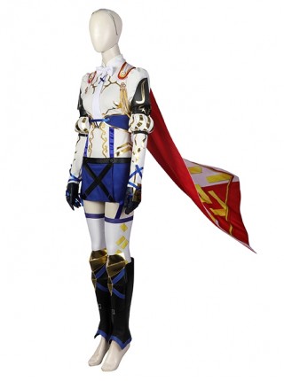 Fire Emblem Engage Halloween Cosplay Costume White Slim Top Red And White Cape Sexy Exquisite Set