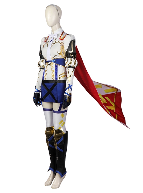 Fire Emblem Engage Halloween Cosplay Costume White Slim Top Red And White Cape Sexy Exquisite Set