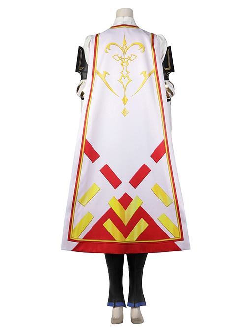 Fire Emblem Engage Halloween Cosplay Costume White Slim Top Red And White Cape Sexy Exquisite Set