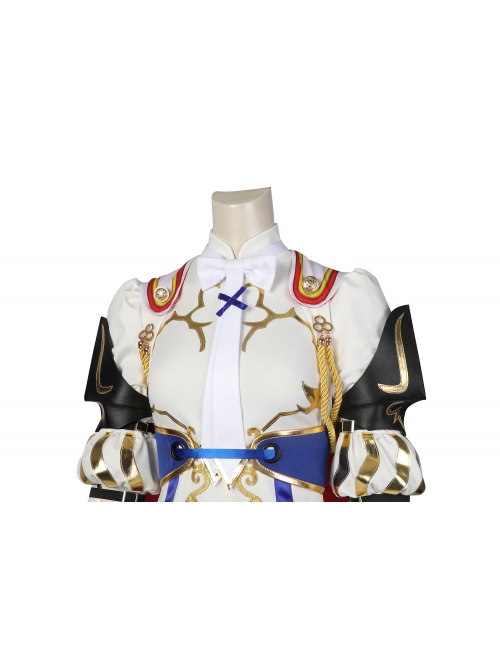 Fire Emblem Engage Halloween Cosplay Costume White Slim Top Red And White Cape Sexy Exquisite Set