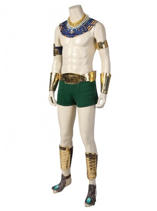 Black Panther Namor Halloween Cosplay Costume Exquisite Accessories Green Short Pants Male Set
