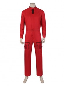 Guardians Of The Galaxy Vol.3 Star-Lord Peter Quill Halloween Cosplay Costume Red Jumpsuit
