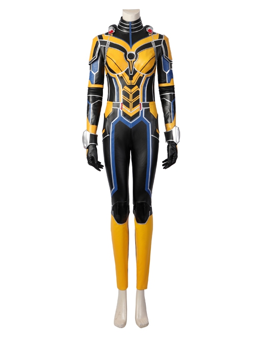 Ant-Man And The Wasp Quantumania Hope Van Dyne Halloween Cosplay Costume Yellow Jumpsuit Set Without Helmet And Shoes