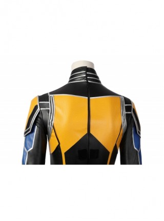 Ant-Man And The Wasp Quantumania Hope Van Dyne Halloween Cosplay Costume Yellow Jumpsuit Set Without Helmet And Shoes