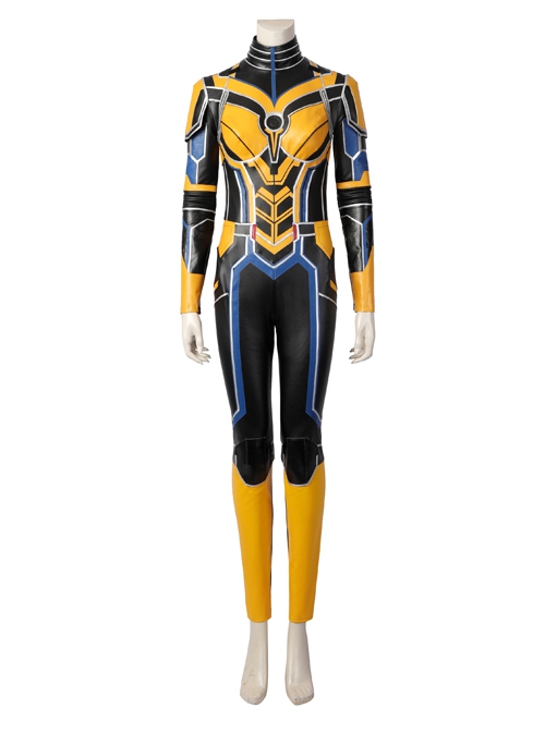 Ant-Man And The Wasp Quantumania Hope Van Dyne Halloween Cosplay Costume Yellow Jumpsuit Set Without Helmet And Shoes