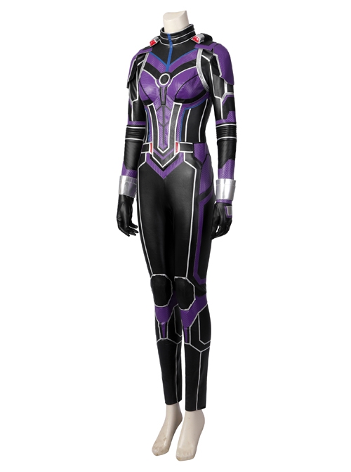 Ant-Man And The Wasp Quantumania Cassie Lang Halloween Cosplay Costume Purple Jumpsuit Set Without Shoes