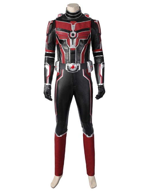 Ant-Man And The Wasp Quantumania Scott Lang Halloween Cosplay Costume Red Jumpsuit Set Without Helmet And Shoes