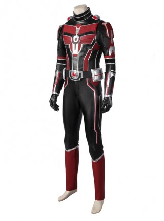 Ant-Man And The Wasp Quantumania Scott Lang Halloween Cosplay Costume Red Jumpsuit Set Without Helmet And Shoes