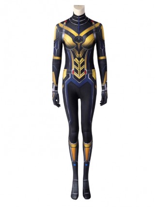 Ant-Man And The Wasp Quantumania Hope Van Dyne Halloween Cosplay Costume Yellow Jumpsuit