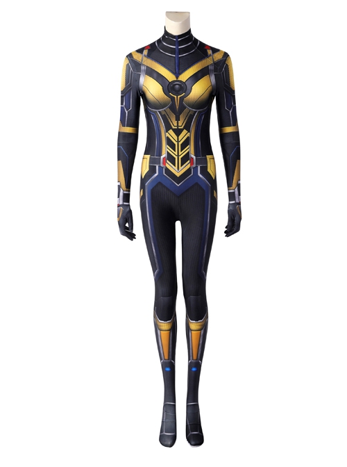 Ant-Man And The Wasp Quantumania Hope Van Dyne Halloween Cosplay Costume Yellow Jumpsuit