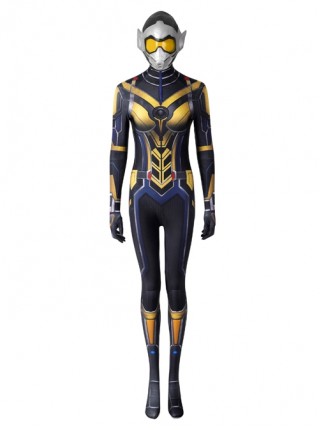 Ant-Man And The Wasp Quantumania Hope Van Dyne Halloween Cosplay Costume Yellow Jumpsuit