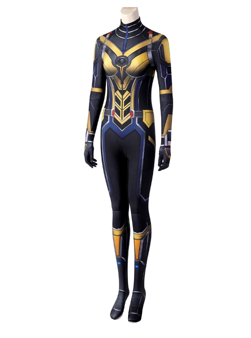 Ant-Man And The Wasp Quantumania Hope Van Dyne Halloween Cosplay Costume Yellow Jumpsuit