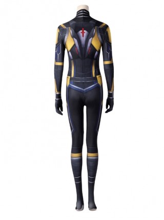 Ant-Man And The Wasp Quantumania Hope Van Dyne Halloween Cosplay Costume Yellow Jumpsuit