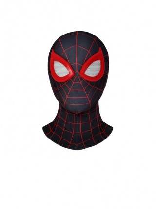 PS5 Game Spider-Man Miles Morales Halloween Cosplay Costume Red Jumpsuit Set