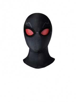 Game Spider-Man Peter Parker Halloween Cosplay Costume Black Jumpsuit Set