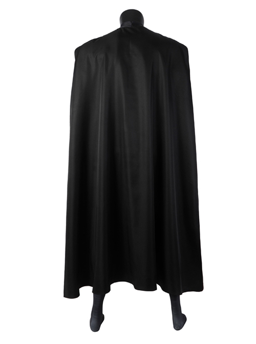 The Flash Movie Batman Bruce Wayne Michael Keaton Version Halloween Cosplay Costume Black Cloak Black Jumpsuit Set