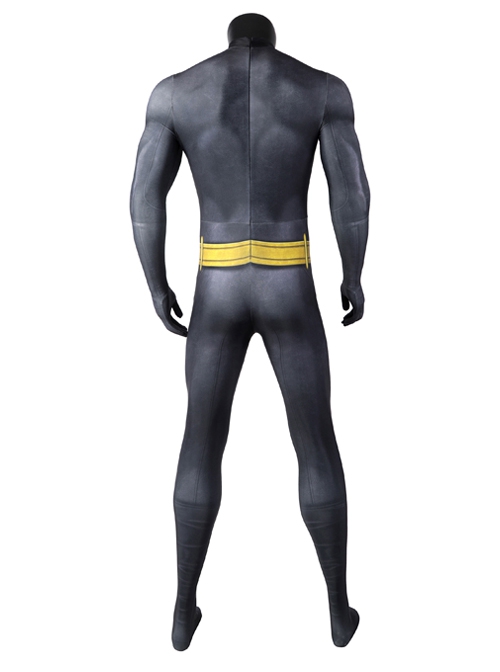 The Flash Movie Batman Bruce Wayne Michael Keaton Version Halloween Cosplay Costume Black Cloak Black Jumpsuit Set