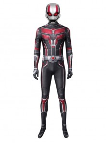 Ant-Man And The Wasp Quantumania Scott Lang Halloween Cosplay Costume Red Jumpsuit Set