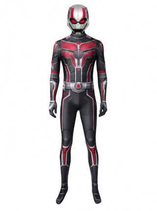 Ant-Man And The Wasp Quantumania Scott Lang Halloween Cosplay Costume Red Jumpsuit Set