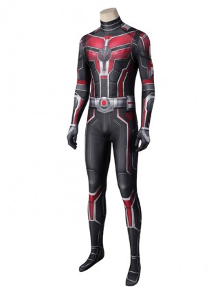 Ant-Man And The Wasp Quantumania Scott Lang Halloween Cosplay Costume Red Jumpsuit Set