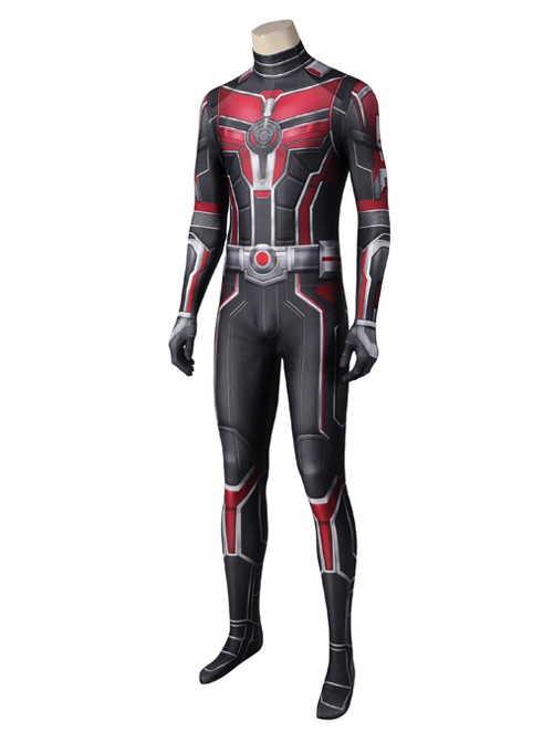 Ant-Man And The Wasp Quantumania Scott Lang Halloween Cosplay Costume Red Jumpsuit Set