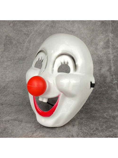 Red Nose Clown Holiday Dress Up Halloween Party Terror Mask