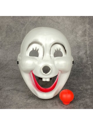 Red Nose Clown Holiday Dress Up Halloween Party Terror Mask