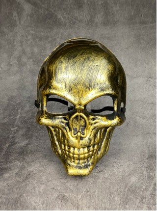 Skeleton Head Terror Skull Mask Halloween Dress Up Props