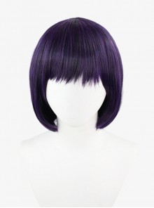 Kitagawa Marin Anime Cosplay Dark Purple Bangs Inner Buckle Short Straight Wigs