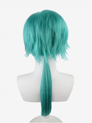 Yun Zhongjun Water Grass Blue Small Pigtail Short Upturned Wig Game Cosplay Male Wigs