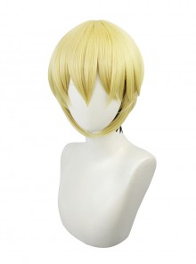 Matsuno Chifuyu M Bangs Double-Layer Two-Color Golden Gradient Black Short Wig Anime Cosplay Wigs
