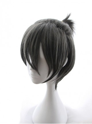Anonymous Noise Kanade Yuzuriha Gray-black Cosplay Wig