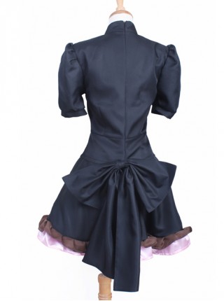 Queen of Monomania Aligura Aligula Black Dress Cosplay Costume