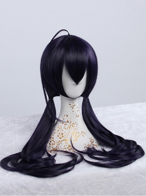 Bungou Stray Dogs Kyoka Izumi Deep Purple Dual Horsetail Cosplay Wig