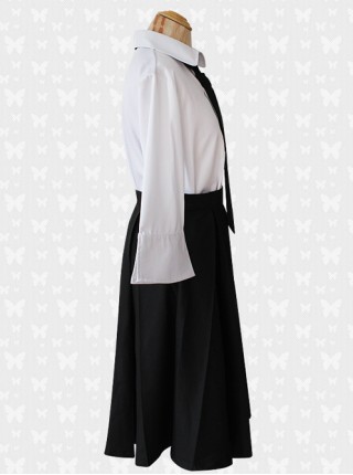 Bungou Stray Dogs Akiko Yosano White Shirt And Black Skirt Cosplay Costume